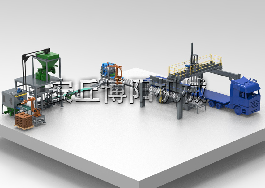 飼料顆粒全自動拆垛裝車機 全自動拆垛裝車機器人組成